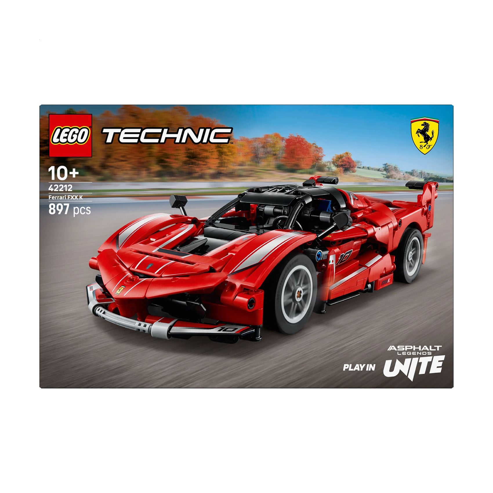 Конструктор LEGO Technic Ferrari FXX K, 897 деталей, від 10 років (42212)